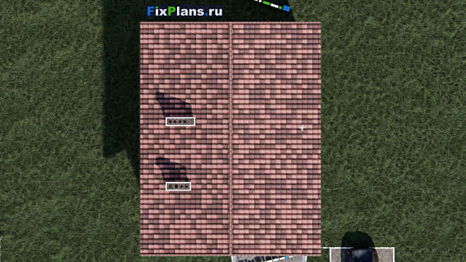 Проект двухэтажного дома F-0854 — фасад 5